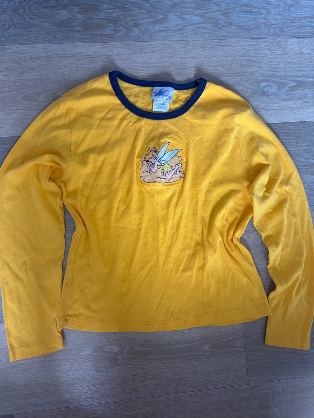 Disneyland Resort Tinker Bell Y2K Long Sleeve Top M
